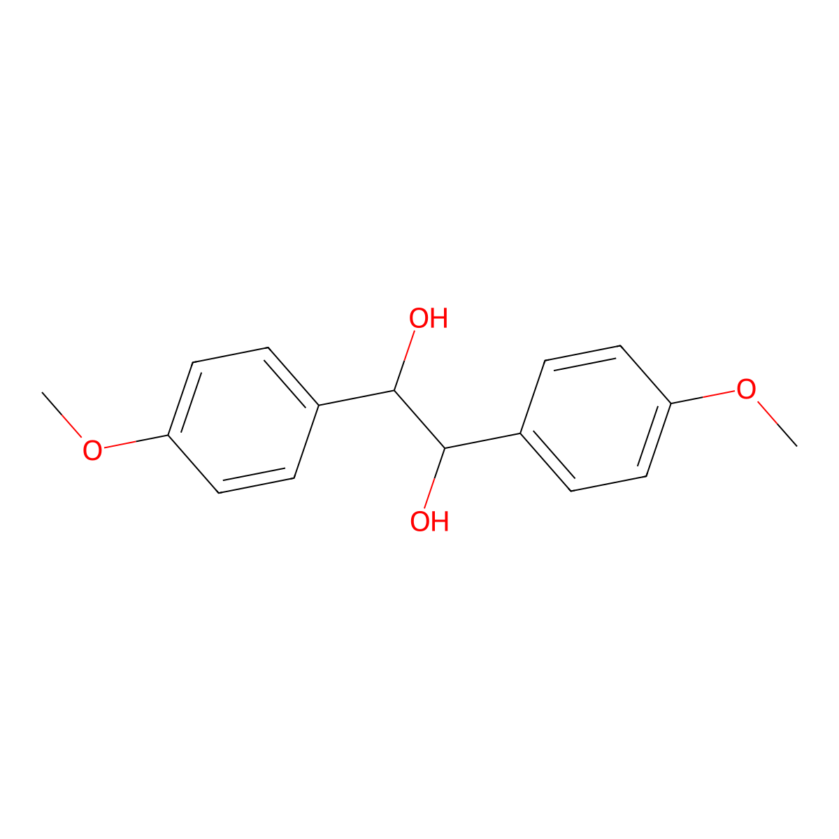 Dihydroanisoin molecular structure, CAS 4464-76-0