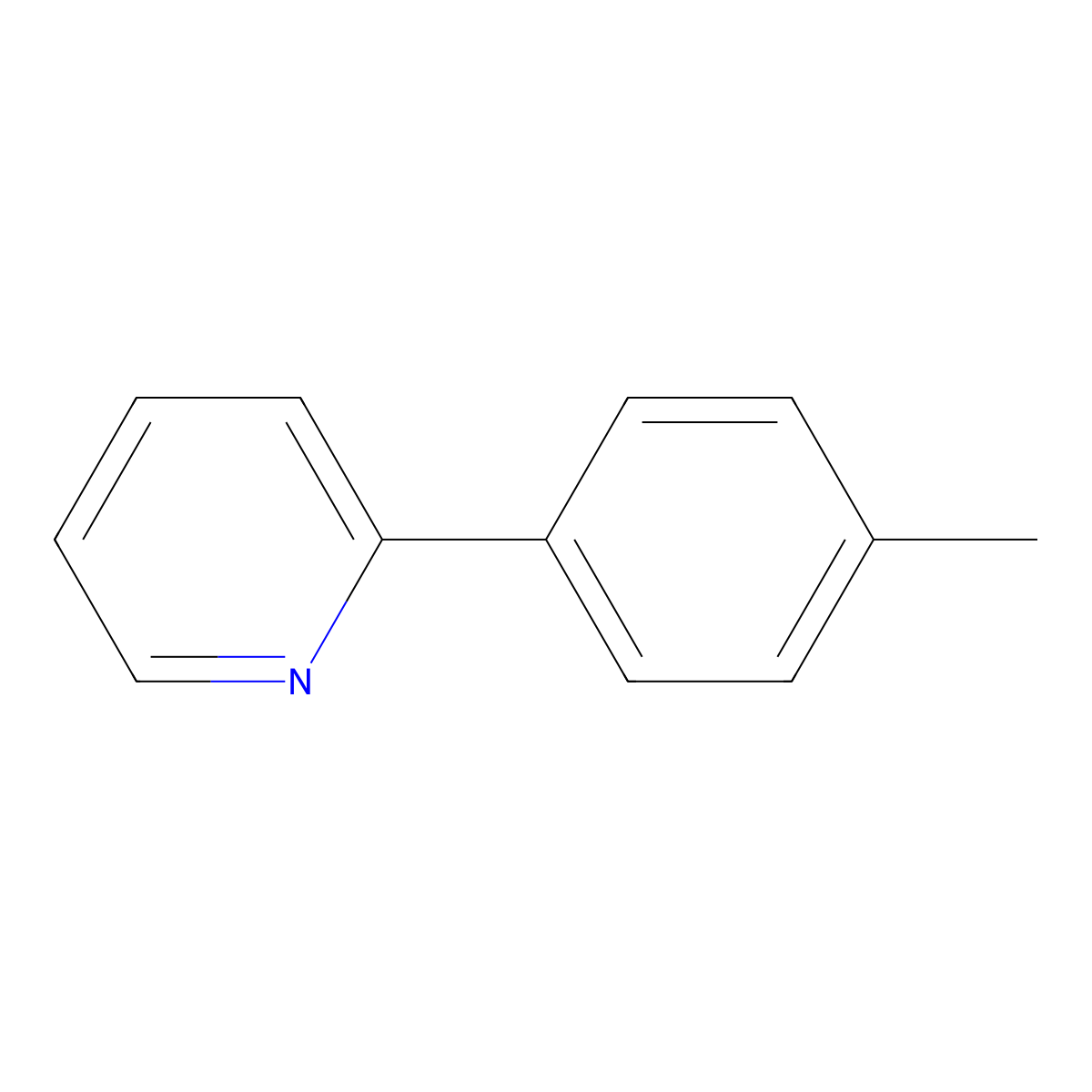 2-(p-Tolyl)pyridine molecular structure, CAS 4467-06-5