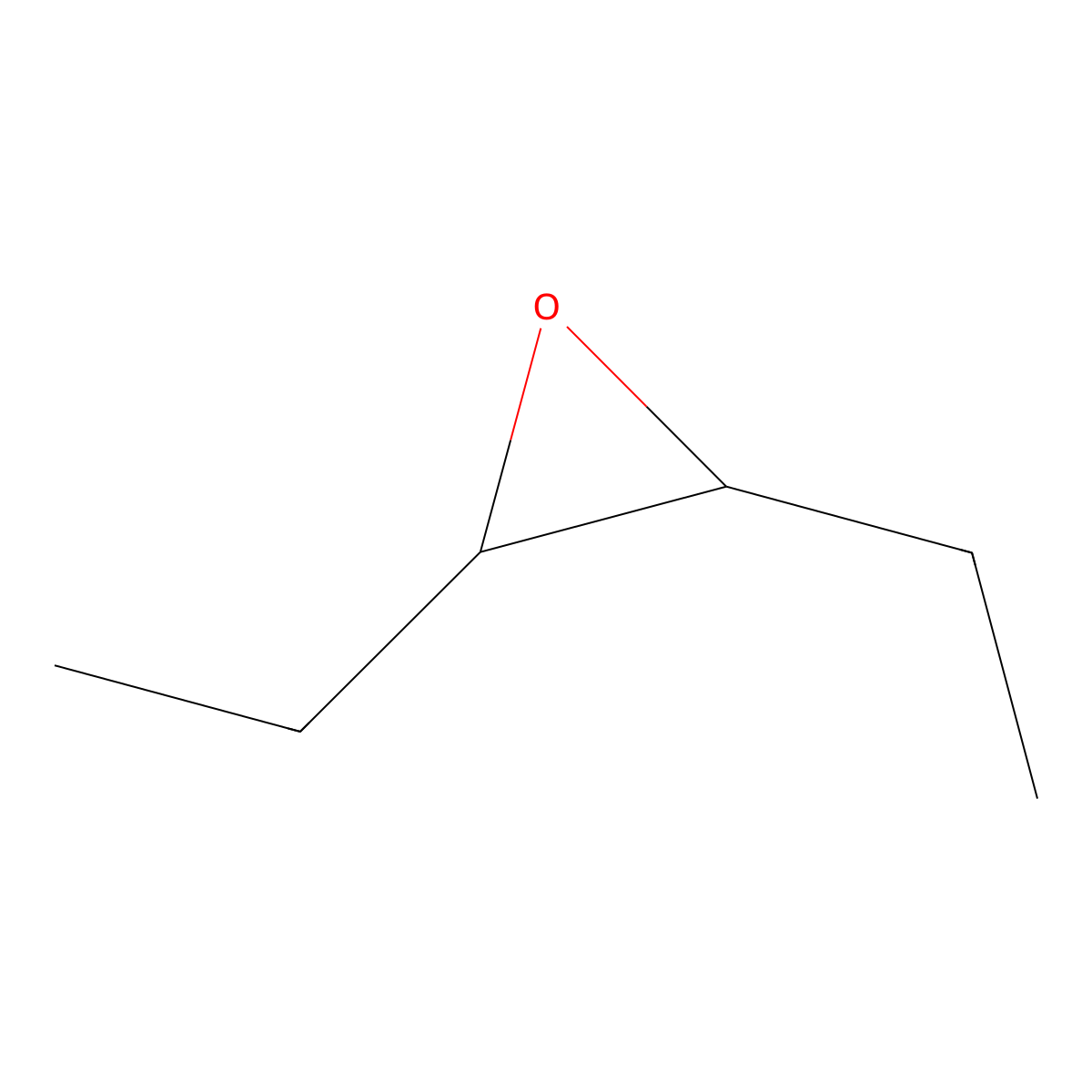 2,3-Diethyloxirane molecular structure, CAS 4468-66-0
