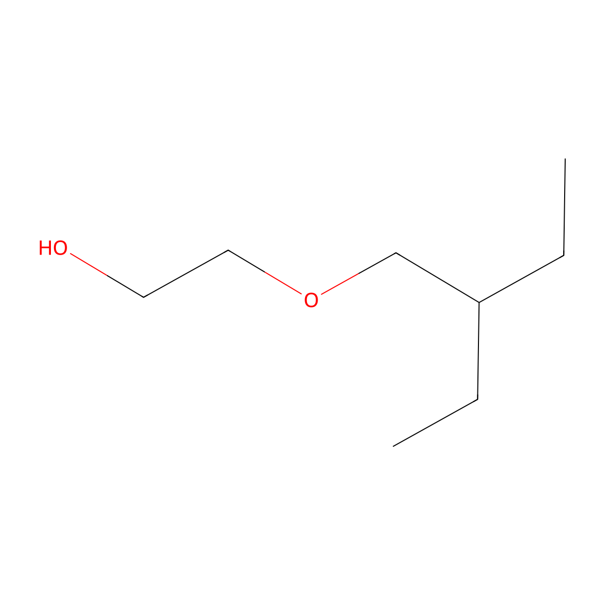 Ethanol, 2-(2-ethylbutoxy)- molecular structure, CAS 4468-93-3