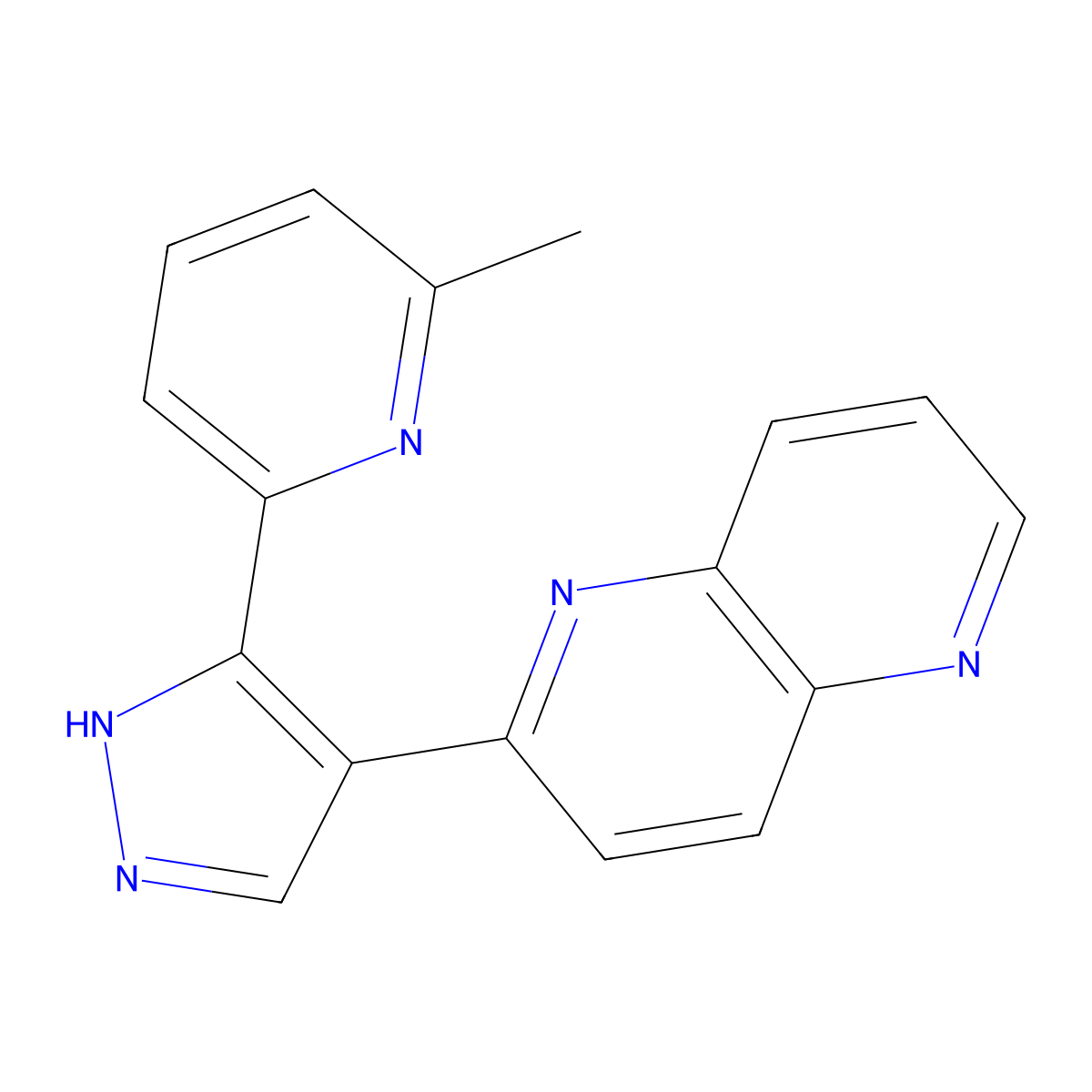 RepSox molecular structure, CAS 446859-33-2