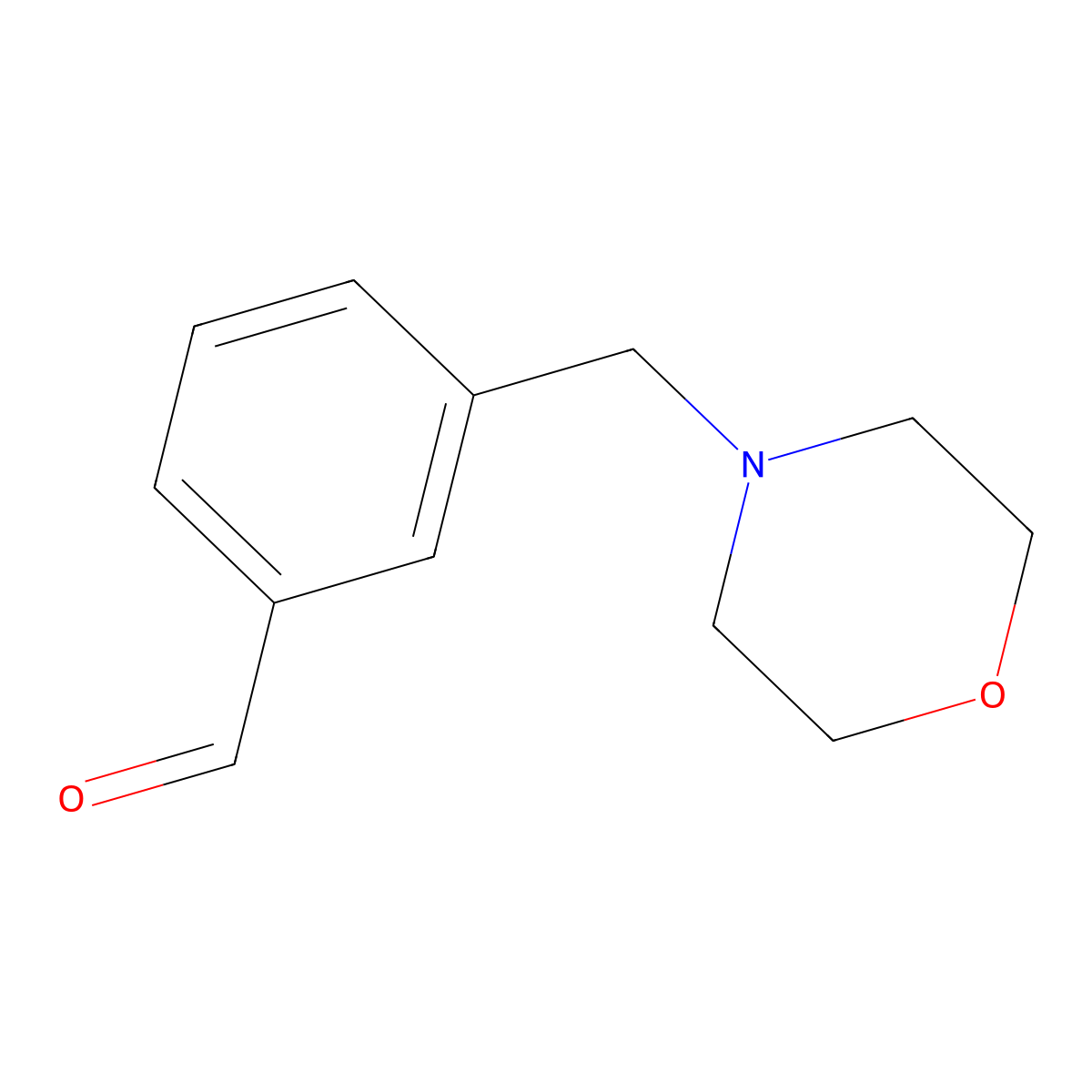 3-(Morpholinomethyl)benzaldehyde molecular structure, CAS 446866-83-7