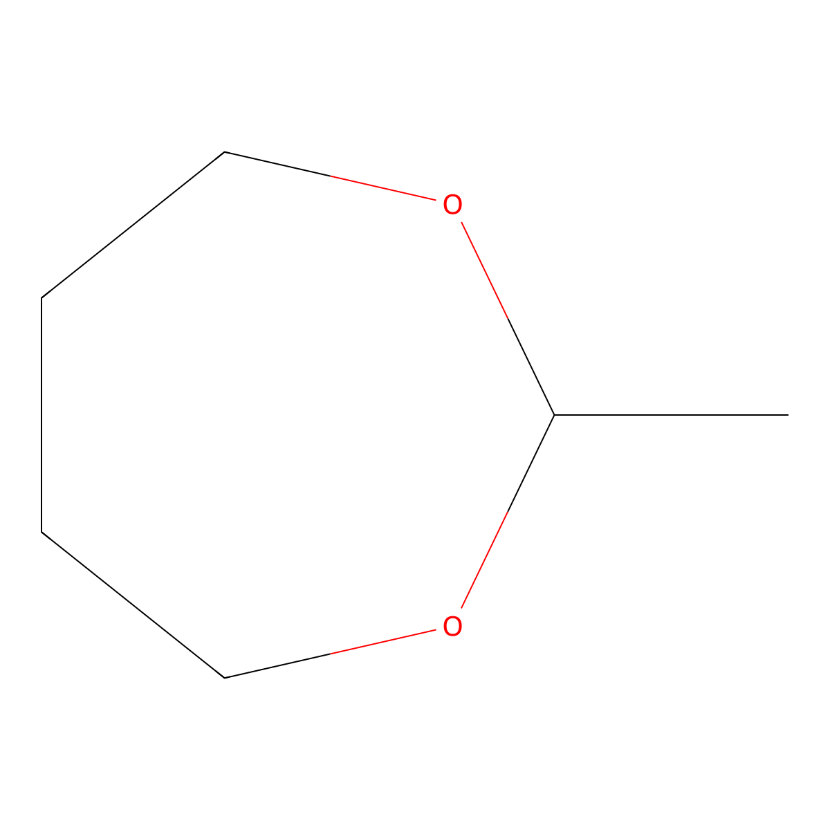 2-Methyl-1,3-dioxepane molecular structure, CAS 4469-25-4
