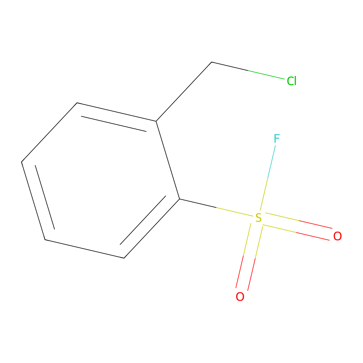 2-(Chloromethyl)benzenesulfonyl fluoride molecular structure, CAS 447-62-1