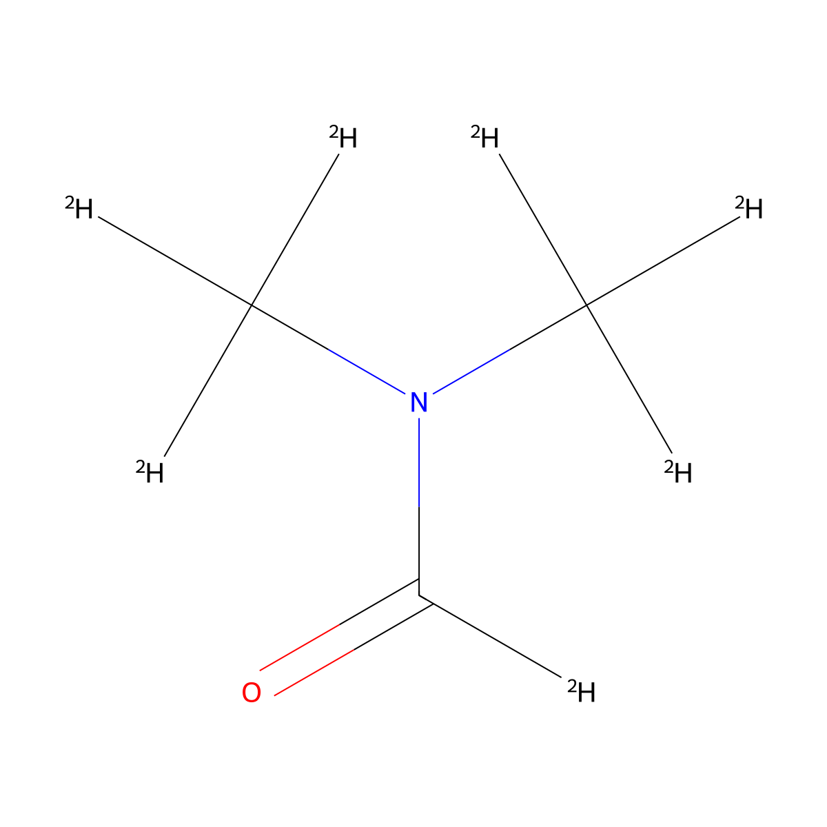 N,N-di(2H3)methyl(2H)formamide molecular structure, CAS 4472-41-7