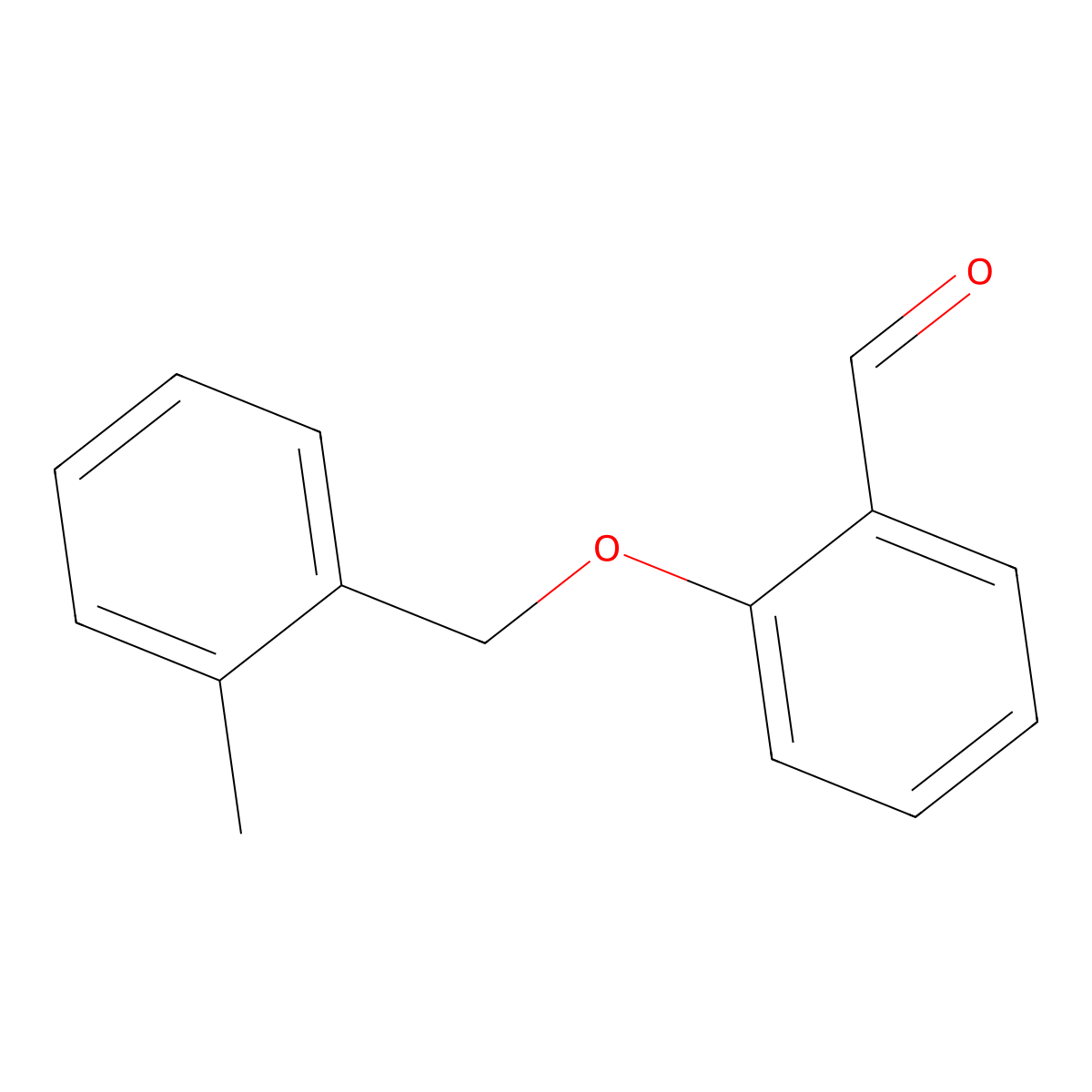 2-[(2-Methylbenzyl)oxy]benzaldehyde molecular structure, CAS 447409-55-4