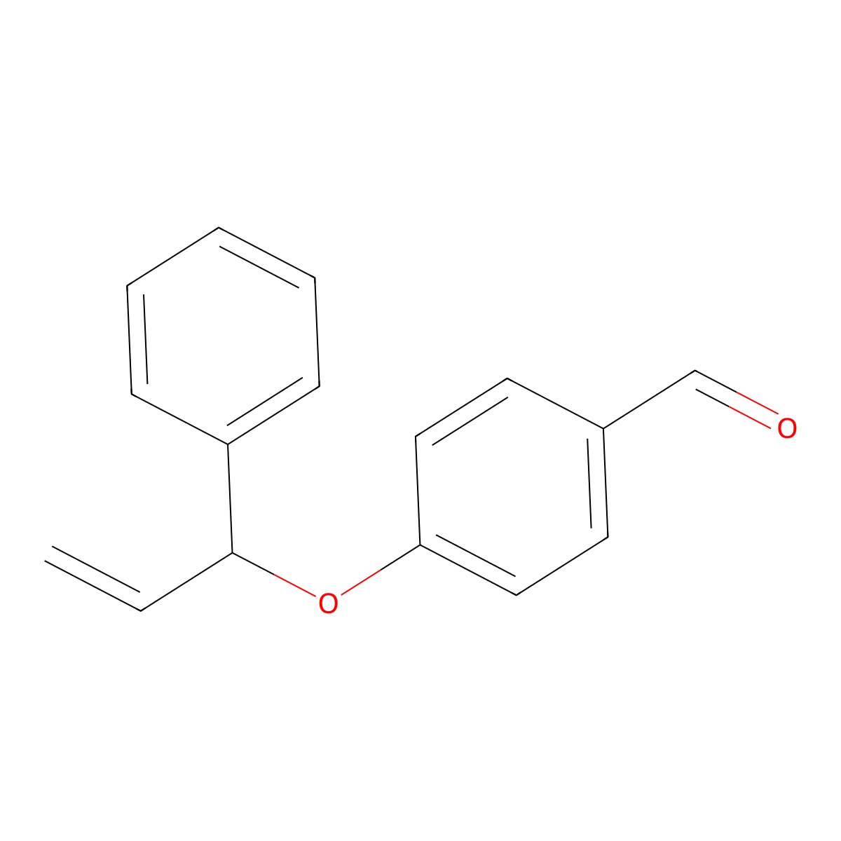 4-[(1-Phenylprop-2-enyl)oxy]benzaldehyde molecular structure, CAS 447428-96-8