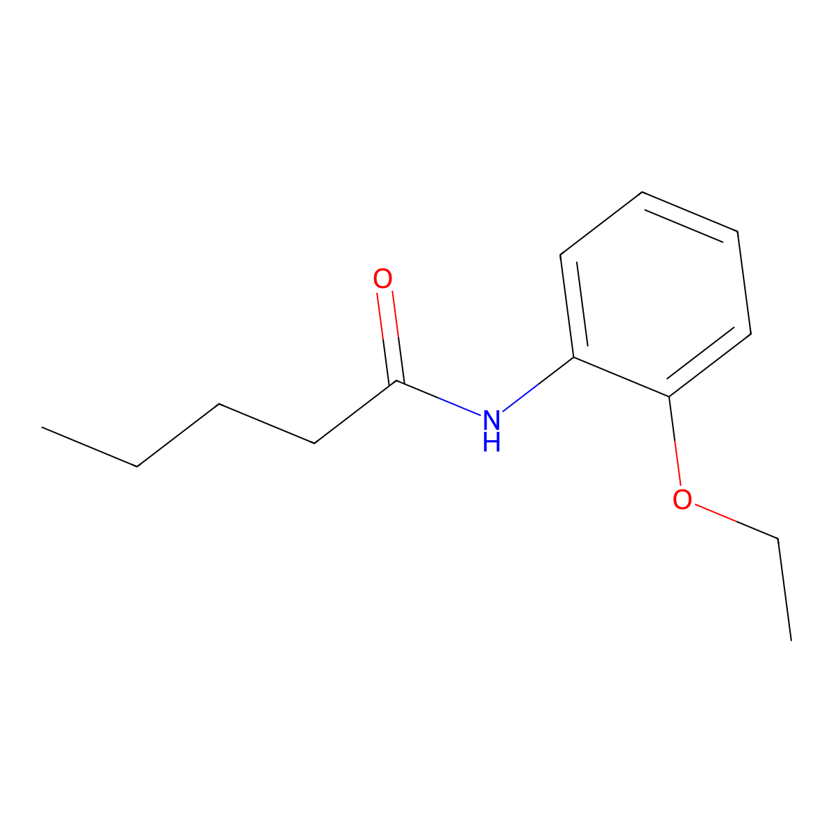 N-(2-ethoxyphenyl)pentanamide molecular structure, CAS 447446-50-6