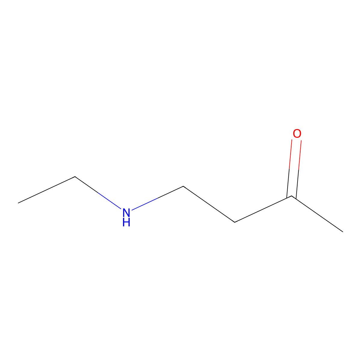 4-(Ethylamino)butan-2-one molecular structure, CAS 44745-92-8