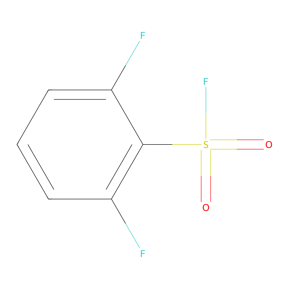 2,6-Difluorobenzenesulfonyl fluoride molecular structure, CAS 447460-43-7
