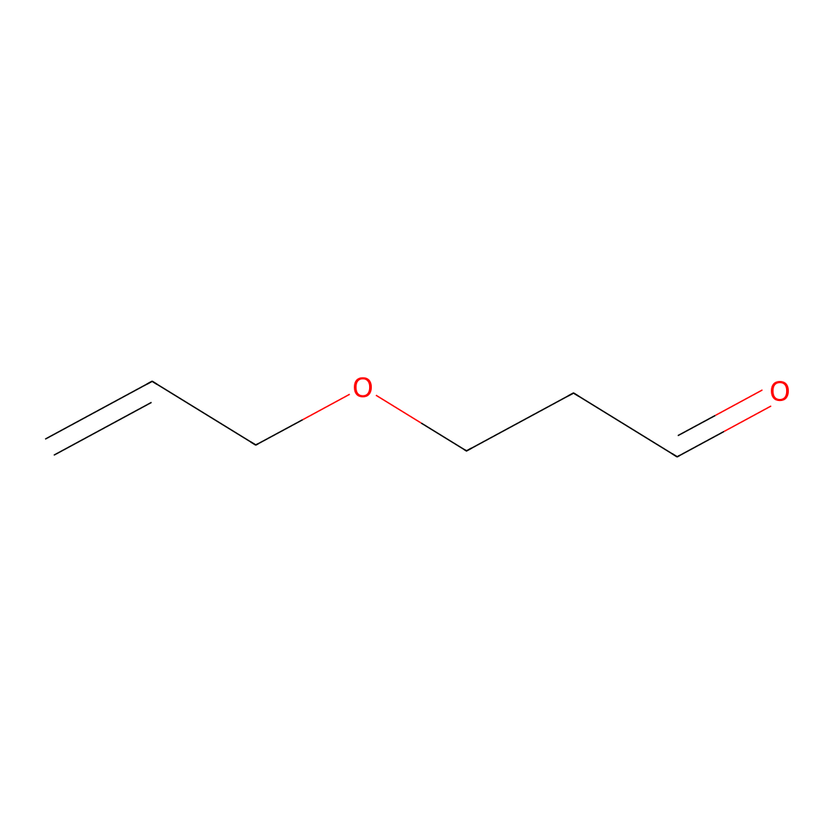 3-(Prop-2-en-1-yloxy)propanal molecular structure, CAS 44768-60-7