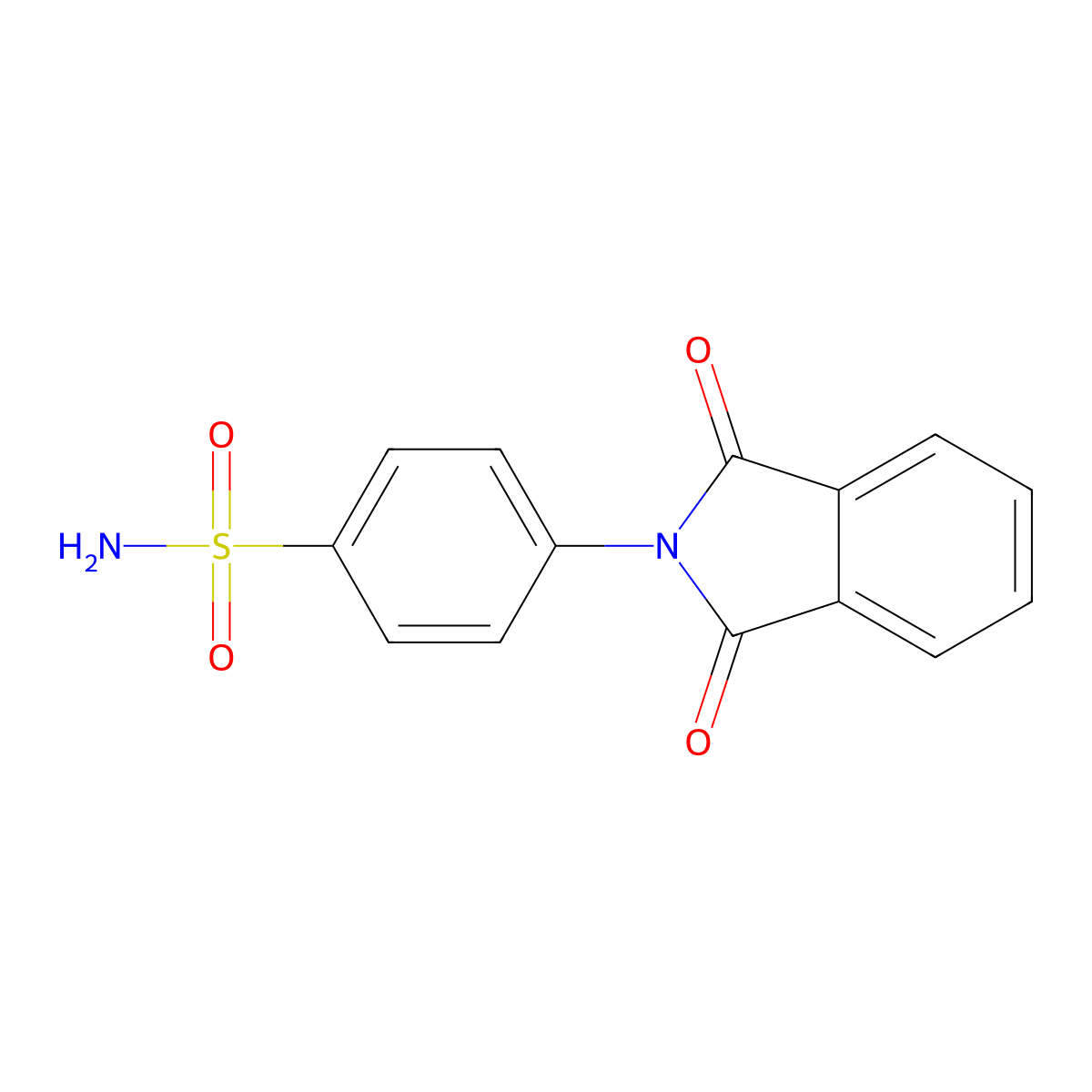 4-(1,3-Dioxo-1,3-dihydro-isoindol-2-YL)-benzenesulfonamide molecular structure, CAS 4479-70-3