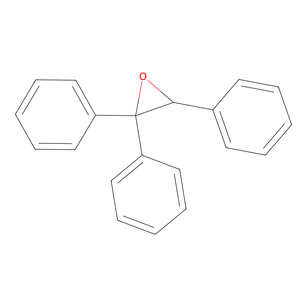 2,2,3-Triphenyloxirane molecular structure, CAS 4479-98-5