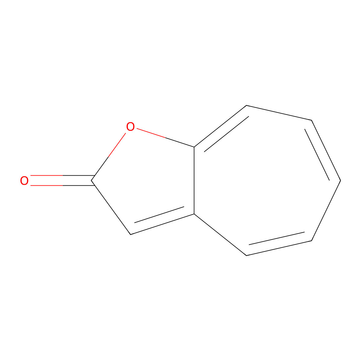 2H-Cyclohepta[b]furan-2-one molecular structure, CAS 4481-35-0