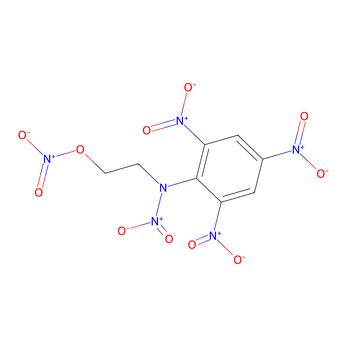 Pentryl molecular structure, CAS 4481-55-4