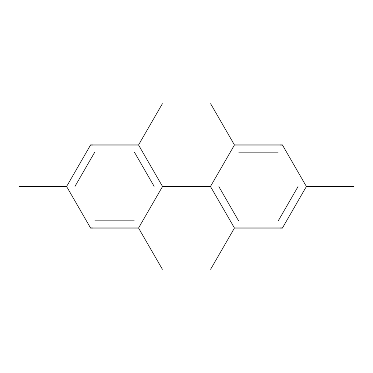 Bimesityl molecular structure, CAS 4482-03-5
