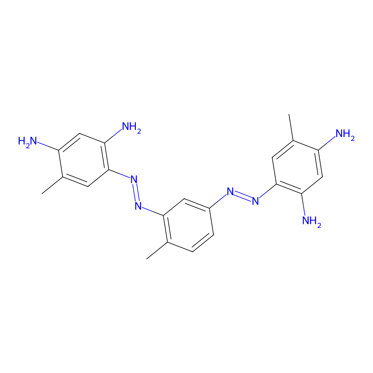 Bismarck Brown R Base molecular structure, CAS 4482-25-1