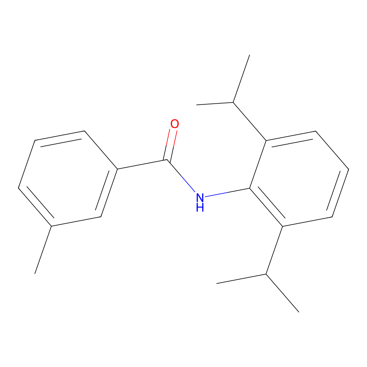 N-(2,6-diisopropylphenyl)-3-methylbenzamide molecular structure, CAS 448203-56-3