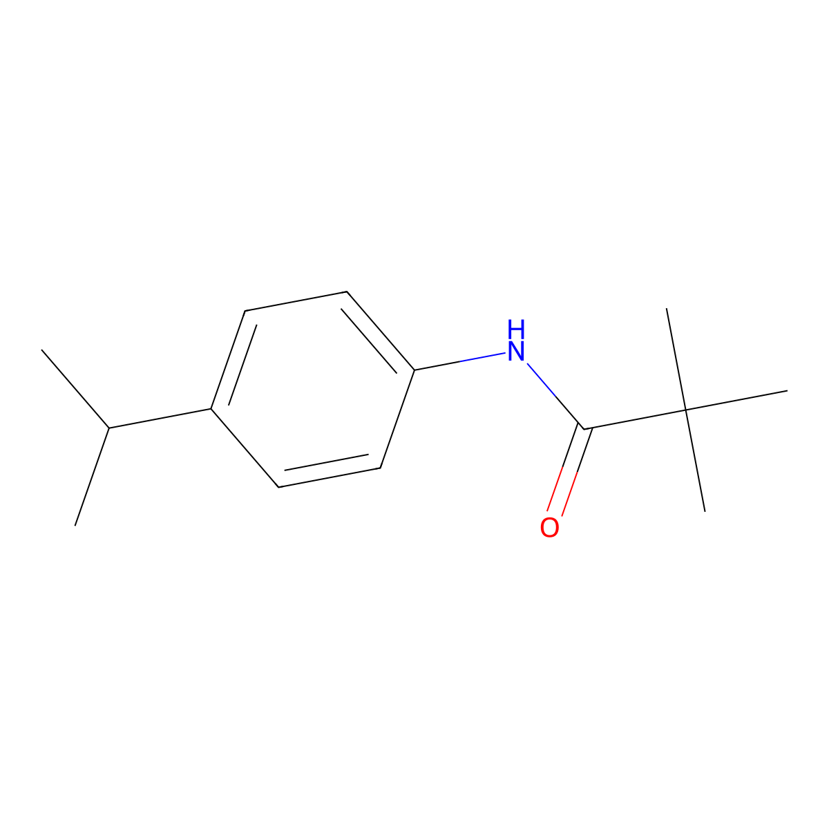 N-(4-Isopropylphenyl)pivalamide molecular structure, CAS 448250-70-2
