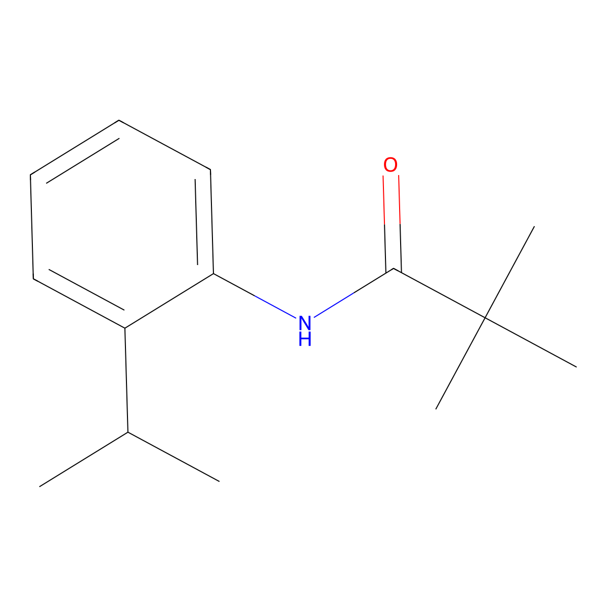 N-(2-Isopropylphenyl)pivalamide molecular structure, CAS 448250-74-6
