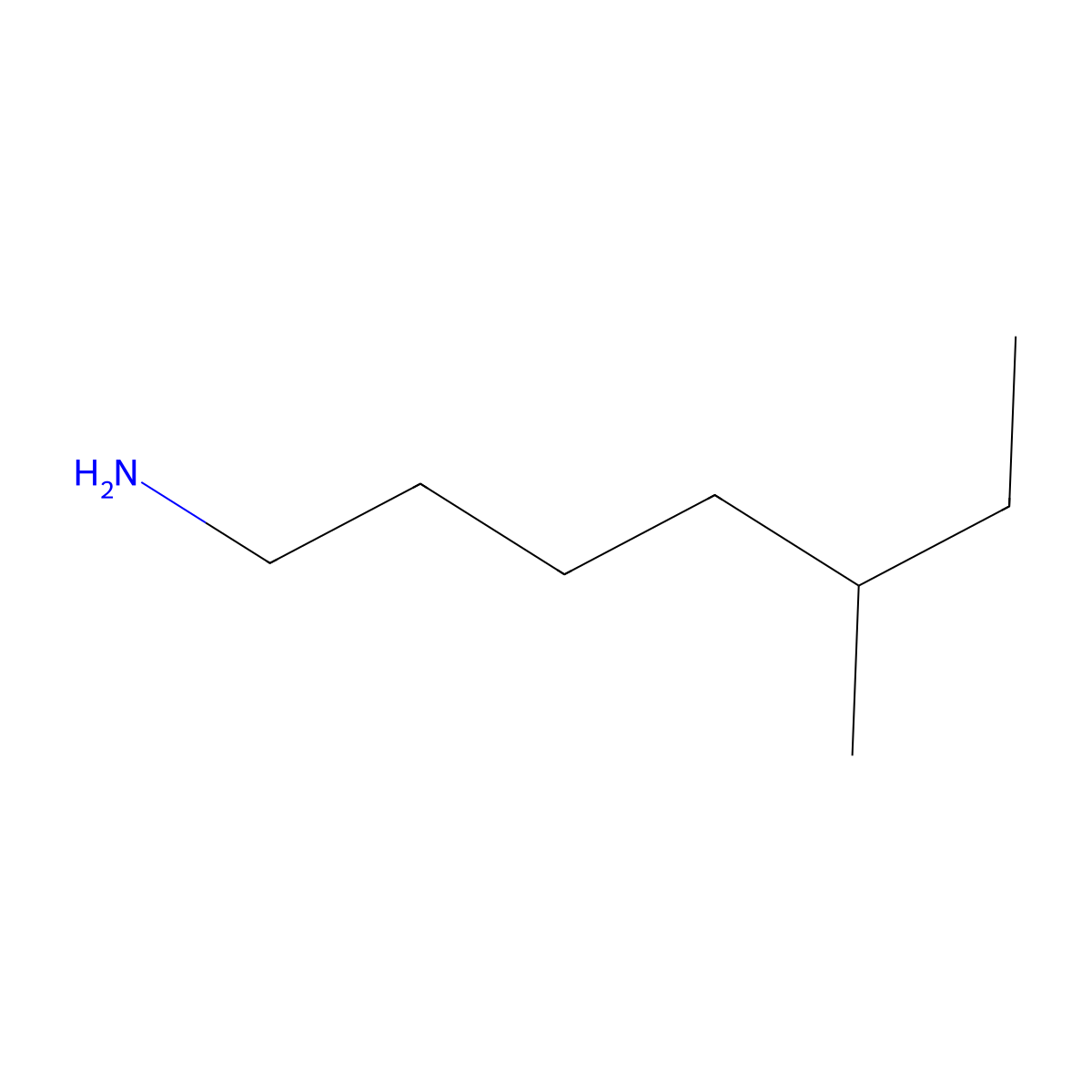5-Methylheptan-1-amine molecular structure, CAS 44839-43-2