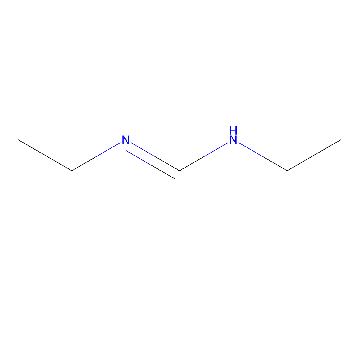 N,N'-Bis(1-methylethyl)methanimidamide molecular structure, CAS 44843-38-1