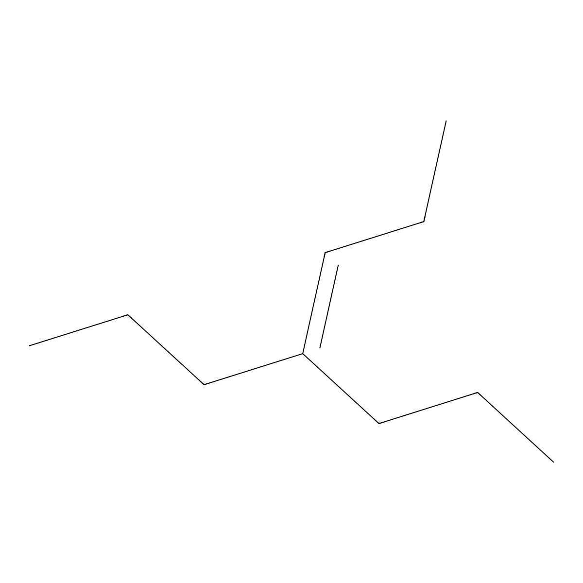 4-Propyl-3-heptene molecular structure, CAS 4485-13-6