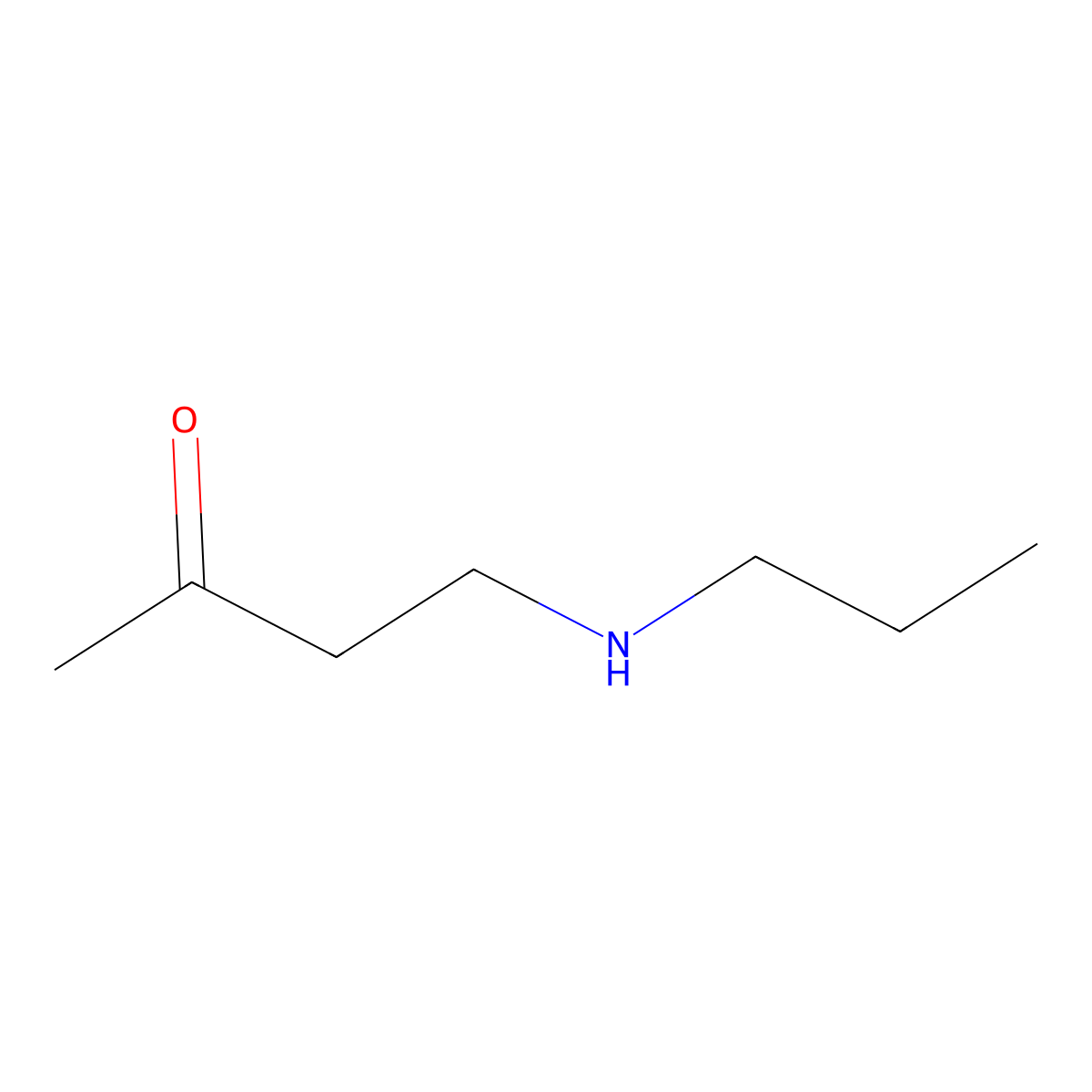 4-(Propylamino)butan-2-one molecular structure, CAS 44857-32-1