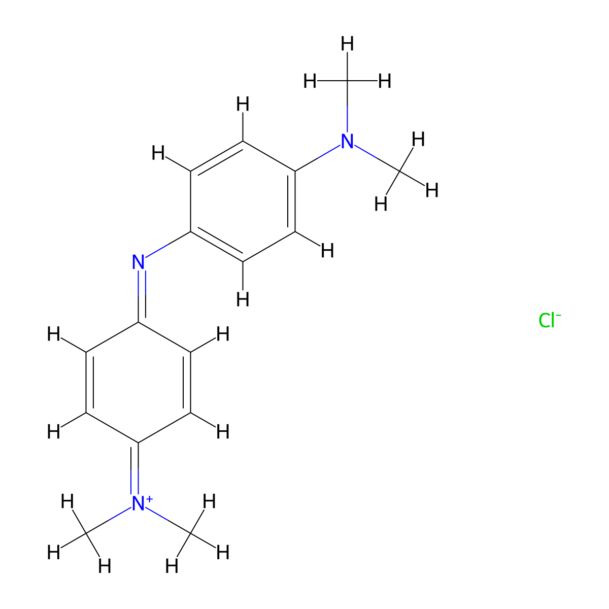 Bindschedler's green molecular structure, CAS 4486-05-9