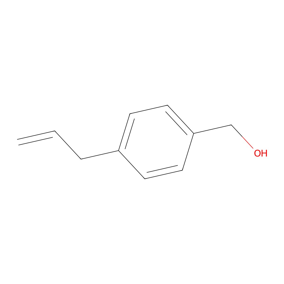 [4-(Prop-2-en-1-yl)phenyl]methanol molecular structure, CAS 4489-11-6