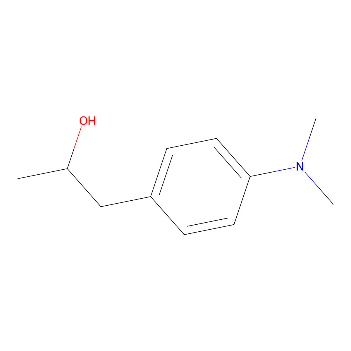 1-[4-(Dimethylamino)phenyl]propan-2-OL molecular structure, CAS 448952-60-1