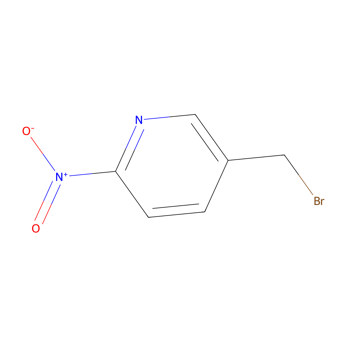 5-(bromomethyl)-2-nitroPyridine molecular structure, CAS 448968-52-3
