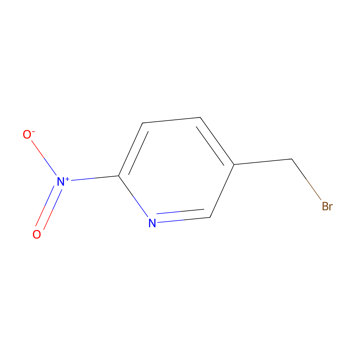 5-(bromomethyl)-2-nitroPyridine molecular structure, CAS 448968-52-3