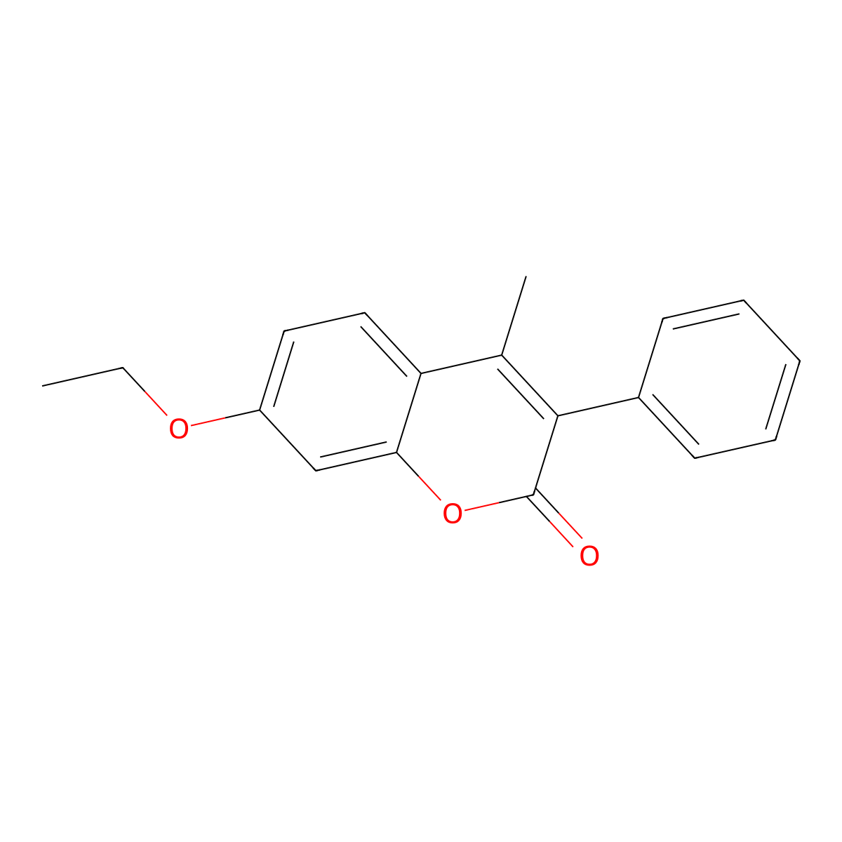 7-Ethoxy-4-methyl-3-phenylchromen-2-one molecular structure, CAS 449179-37-7