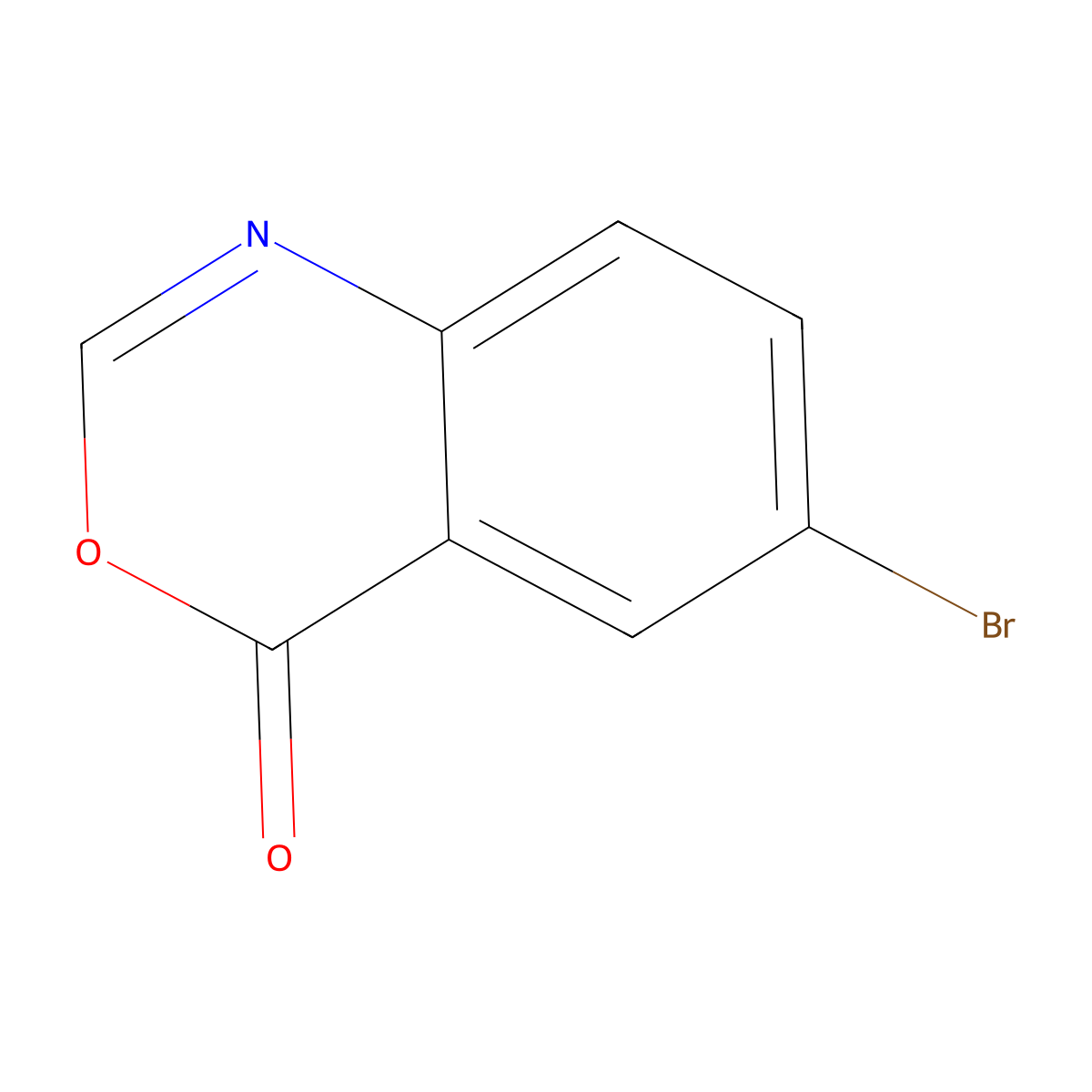 6-Bromo-4H-3,1-benzoxazin-4-one molecular structure, CAS 449185-77-7