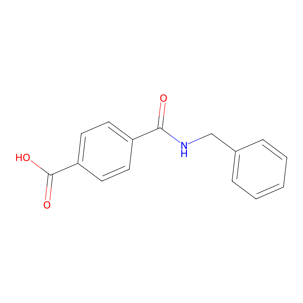 4-(Benzylcarbamoyl)benzoic acid molecular structure, CAS 449203-18-3