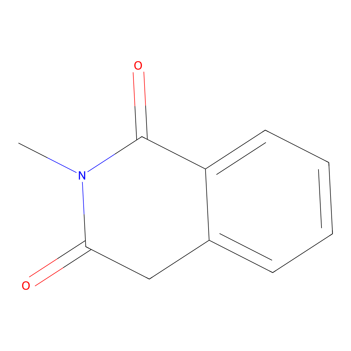 2-Methyl-1,2,3,4-tetrahydroisoquinoline-1,3-dione molecular structure, CAS 4494-53-5