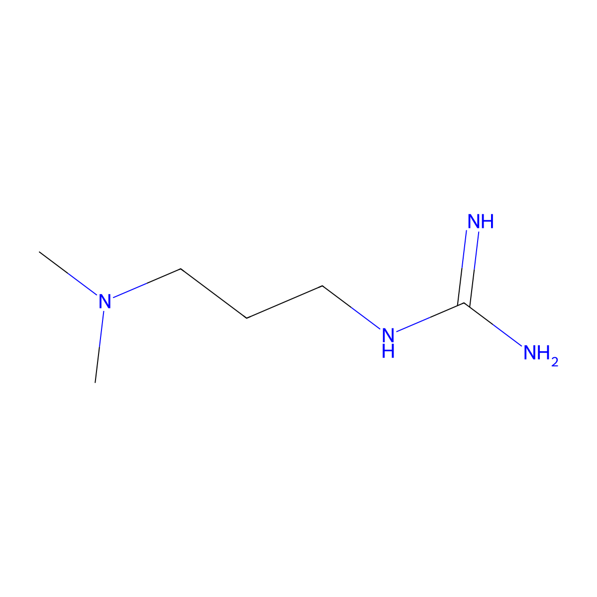 2-[3-(Dimethylamino)propyl]guanidine molecular structure, CAS 44956-39-0