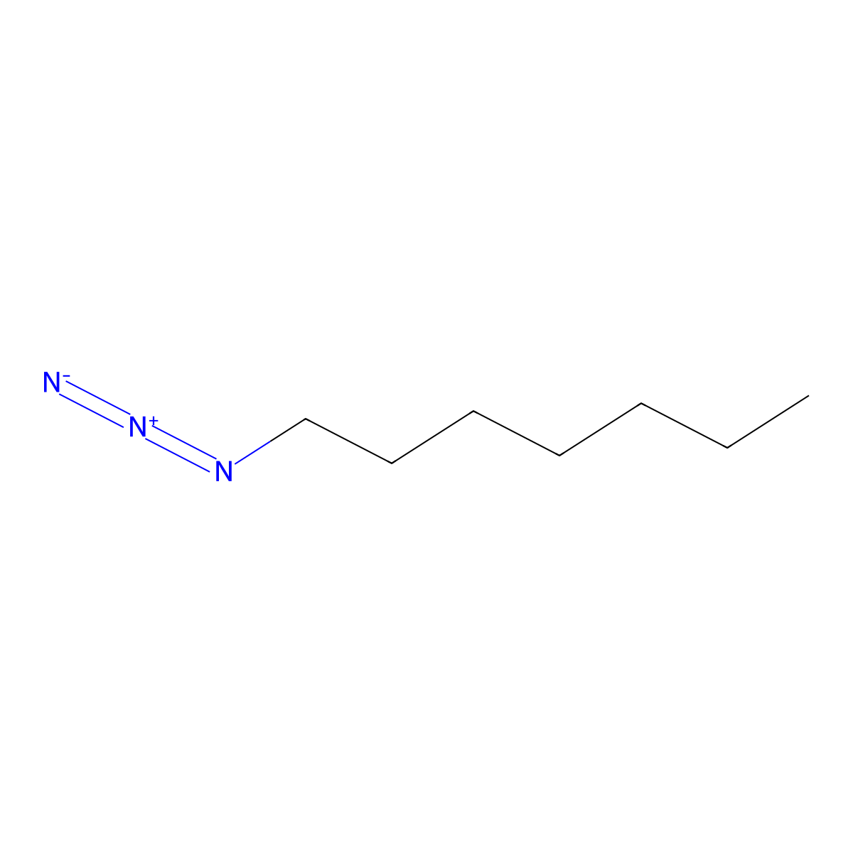 1-Azidoheptane molecular structure, CAS 44961-22-0