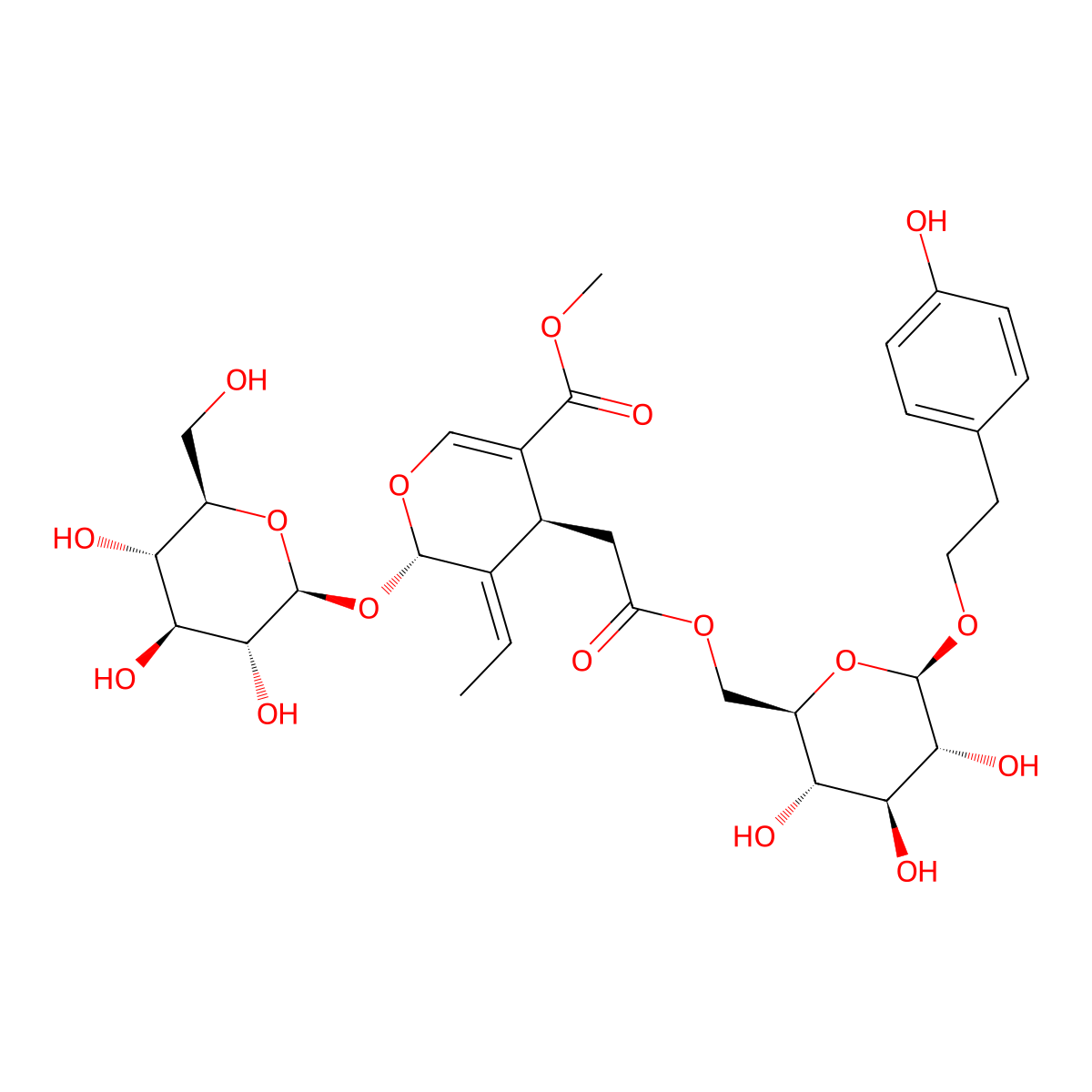 Specnuezhenide molecular structure, CAS 449733-84-0