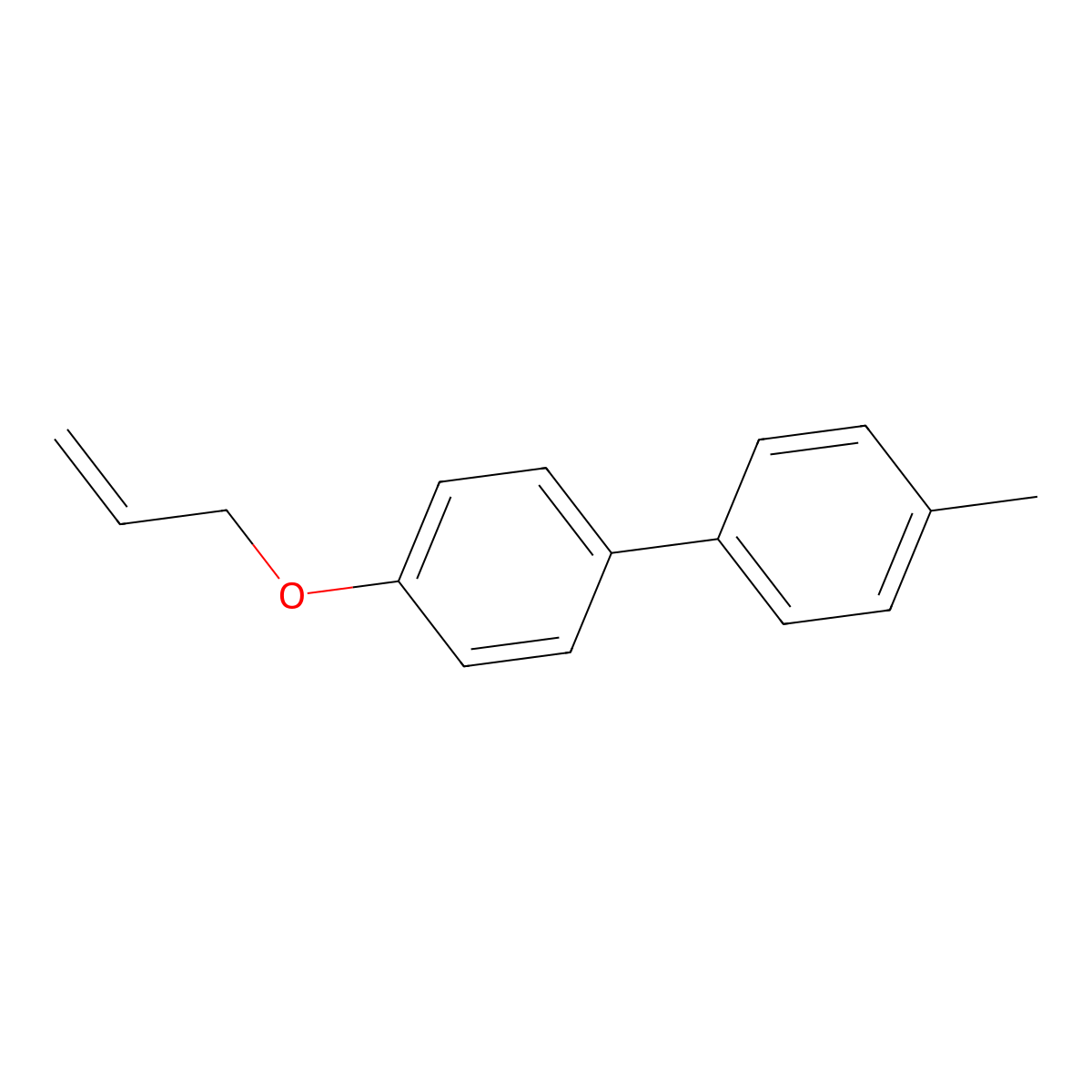 4-Methyl-4'-(2-propen-1-yloxy)-1,1'-biphenyl molecular structure, CAS 449736-99-6