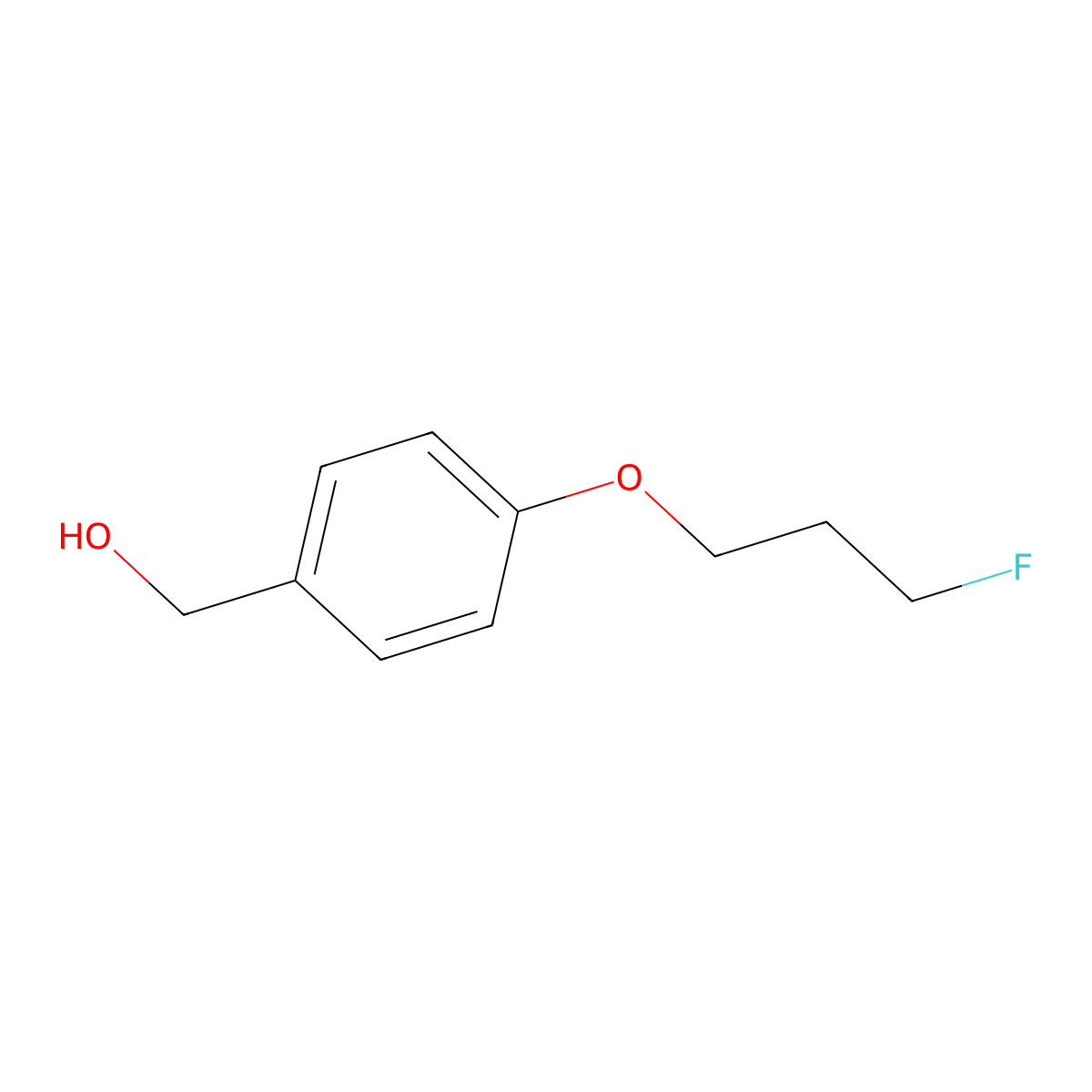[4-(3-Fluoropropoxy)phenyl]methanol molecular structure, CAS 449778-58-9