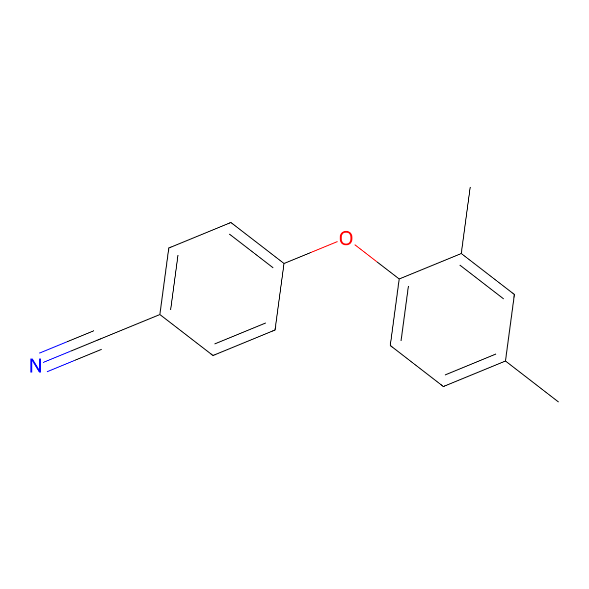 4-(2,4-Dimethylphenoxy)benzenecarbonitrile molecular structure, CAS 449778-70-5