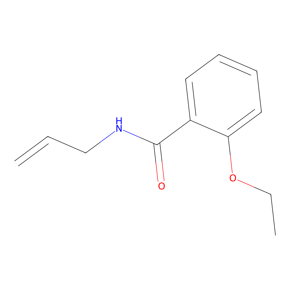 2-ethoxy-N-prop-2-enylbenzamide molecular structure, CAS 449791-21-3