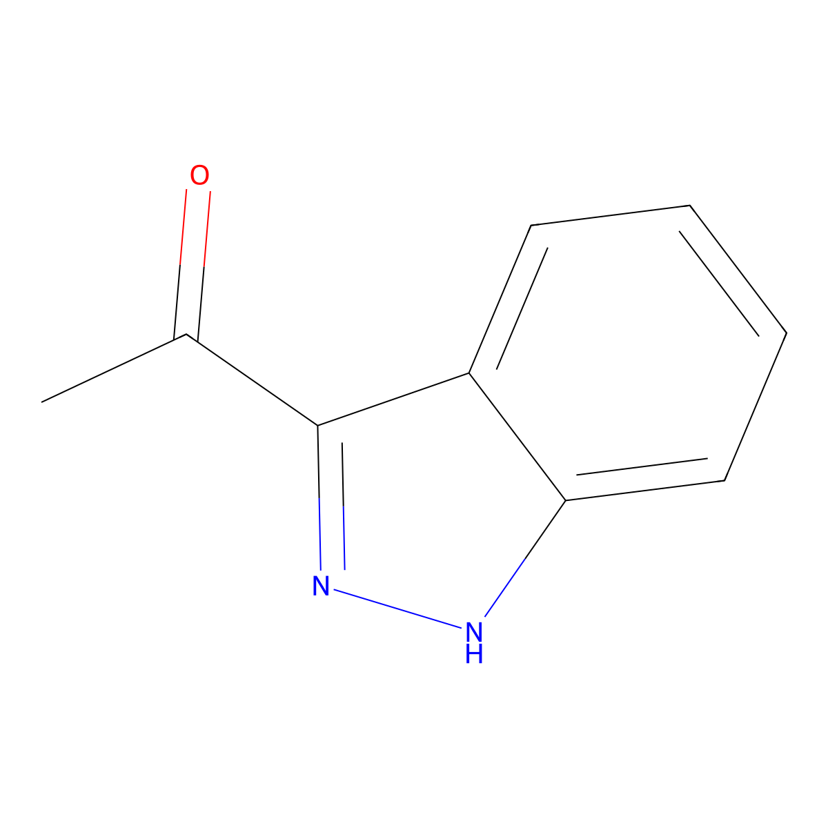1-(1H-indazol-3-yl)ethan-1-one molecular structure, CAS 4498-72-0