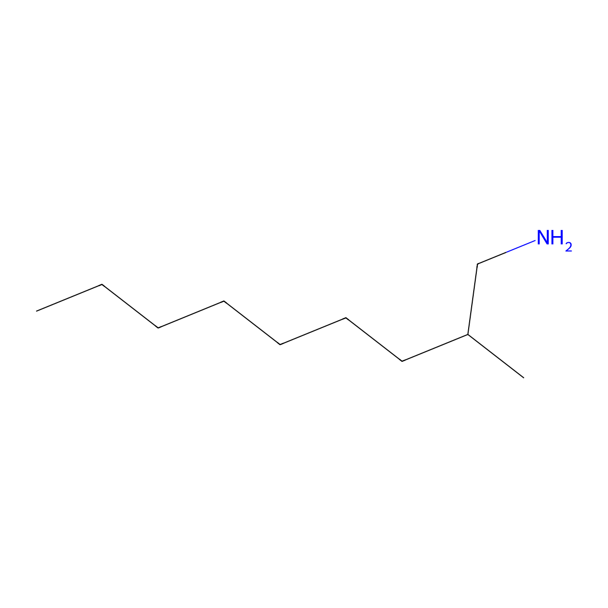 2-Methylnonan-1-amine molecular structure, CAS 44995-93-9