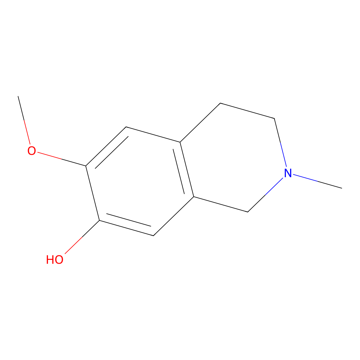 Corypalline molecular structure, CAS 450-14-6