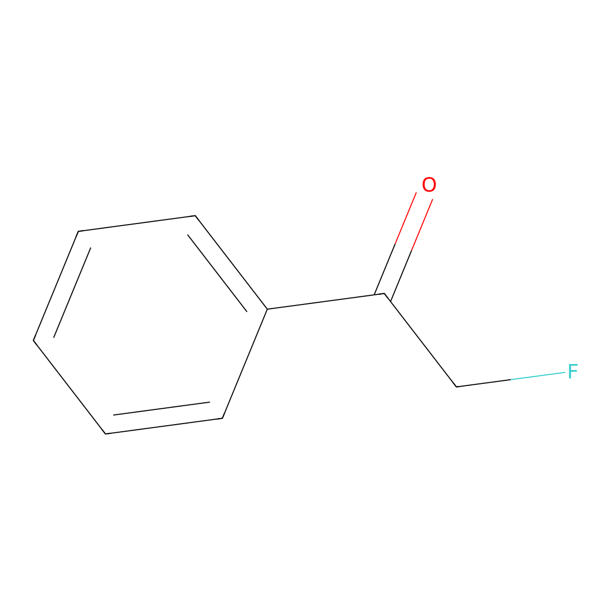 2-Fluoro-1-phenylethan-1-one molecular structure, CAS 450-95-3
