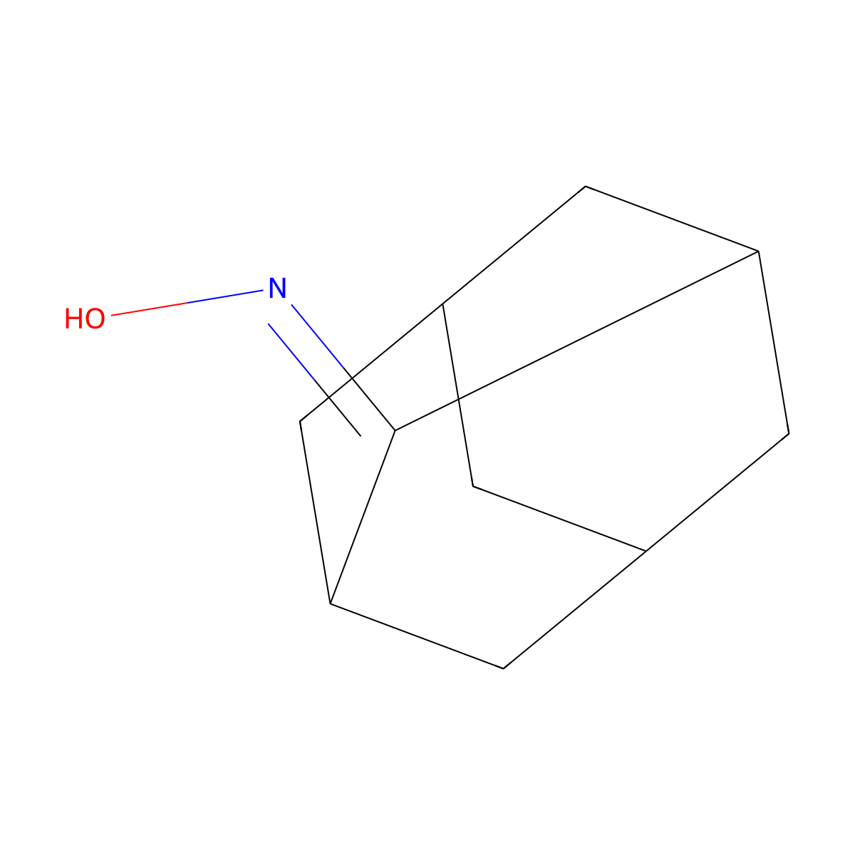 2-Adamantanone oxime molecular structure, CAS 4500-12-3