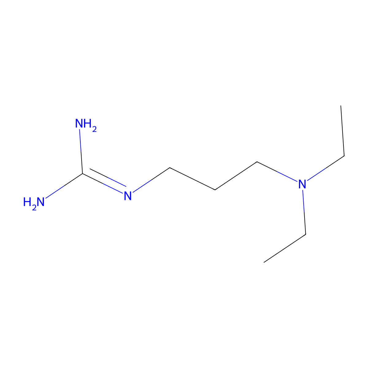 N-(3-Diethylamino-propyl)-guanidine molecular structure, CAS 45017-94-5